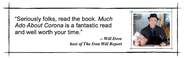 John C. A. Manley has crafted a ripping story of courage, awakening and love (with some good laughs thrown in) all in the time of COVID. —Patrick Corbett,  former director/producer for W-5, Beachcombers and Dateline